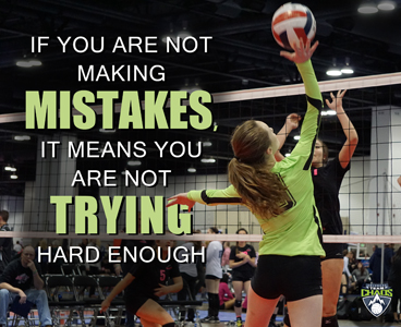 If you are not making mistakes, you are not trying hard enough ...